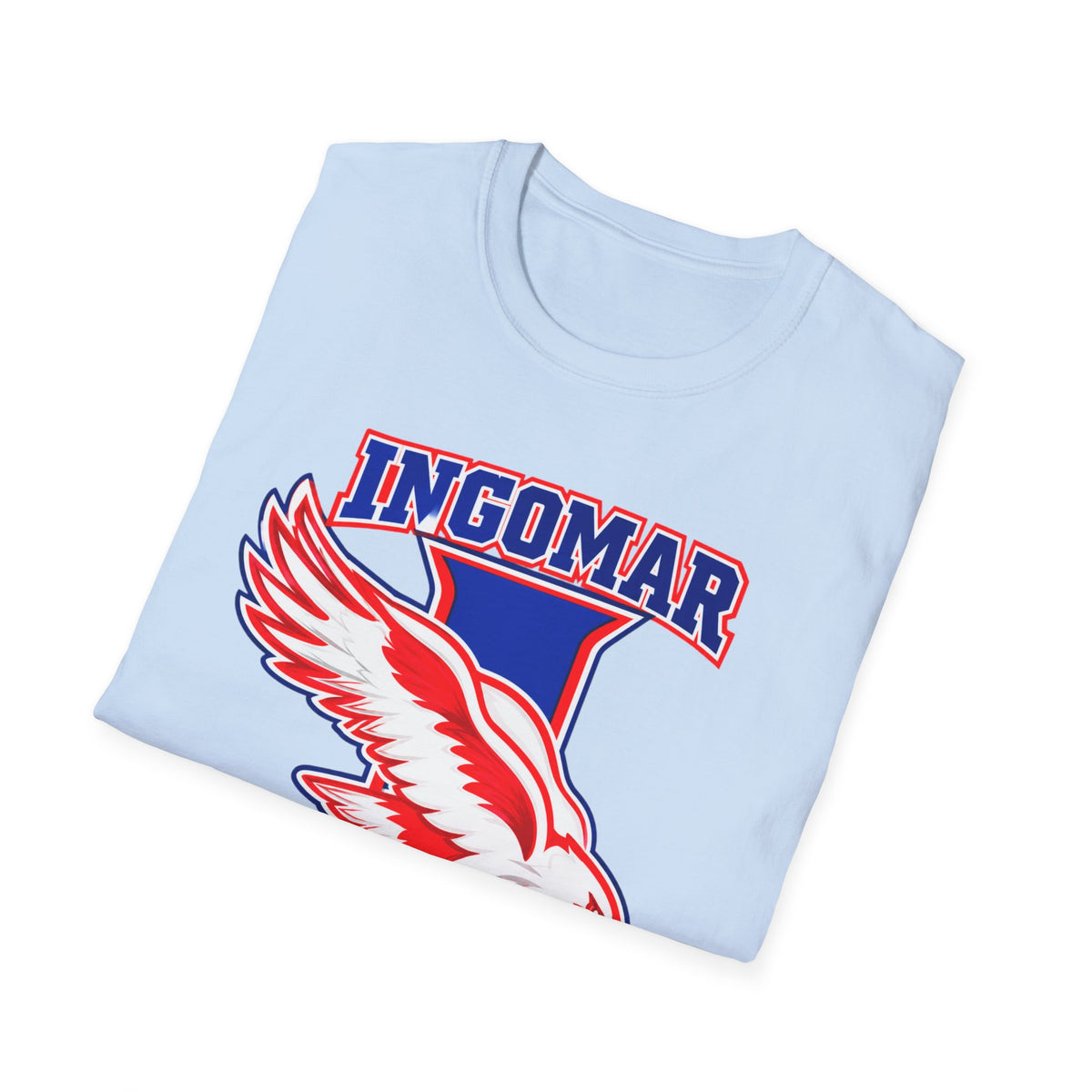 Ingomar Falcons Spirit T-Shirt | Bold Falcon Mascot School Pride Tee