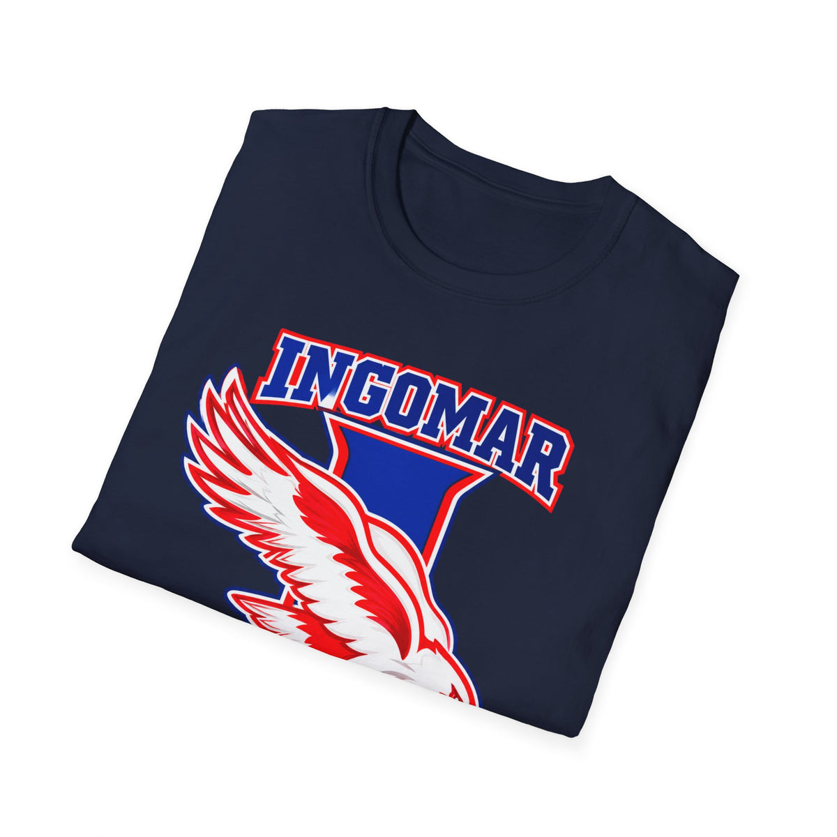 Ingomar Falcons Spirit T-Shirt | Bold Falcon Mascot School Pride Tee