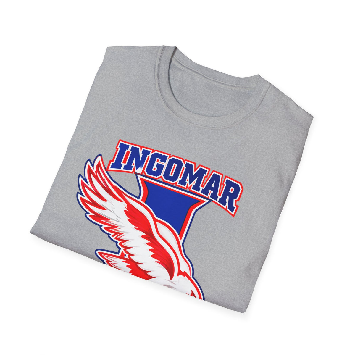 Ingomar Falcons Spirit T-Shirt | Bold Falcon Mascot School Pride Tee