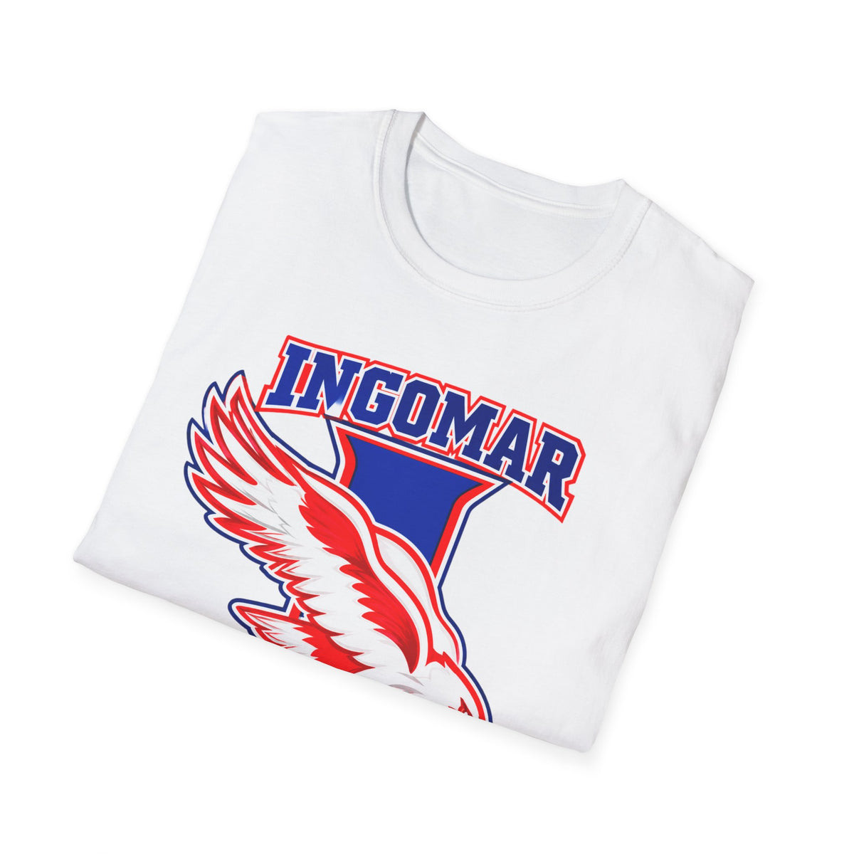 Ingomar Falcons Spirit T-Shirt | Bold Falcon Mascot School Pride Tee