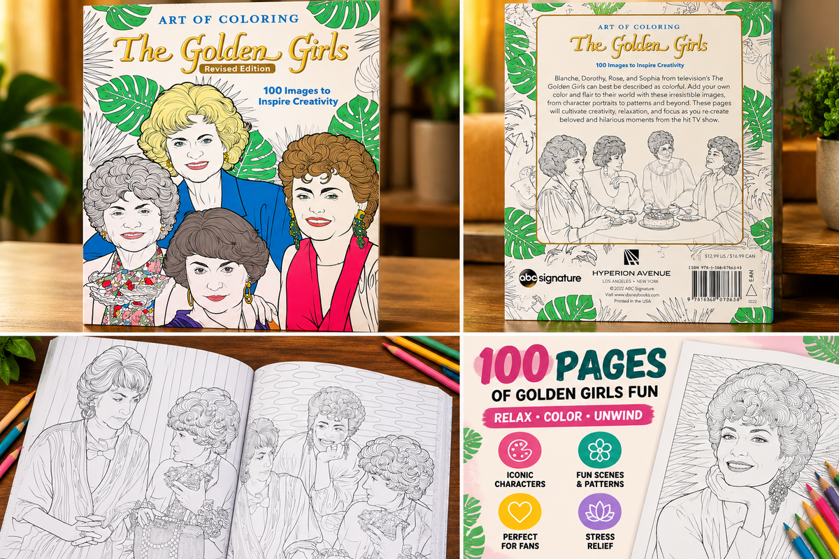 The Golden Girls Coloring Book – Revised Edition | 100 Images