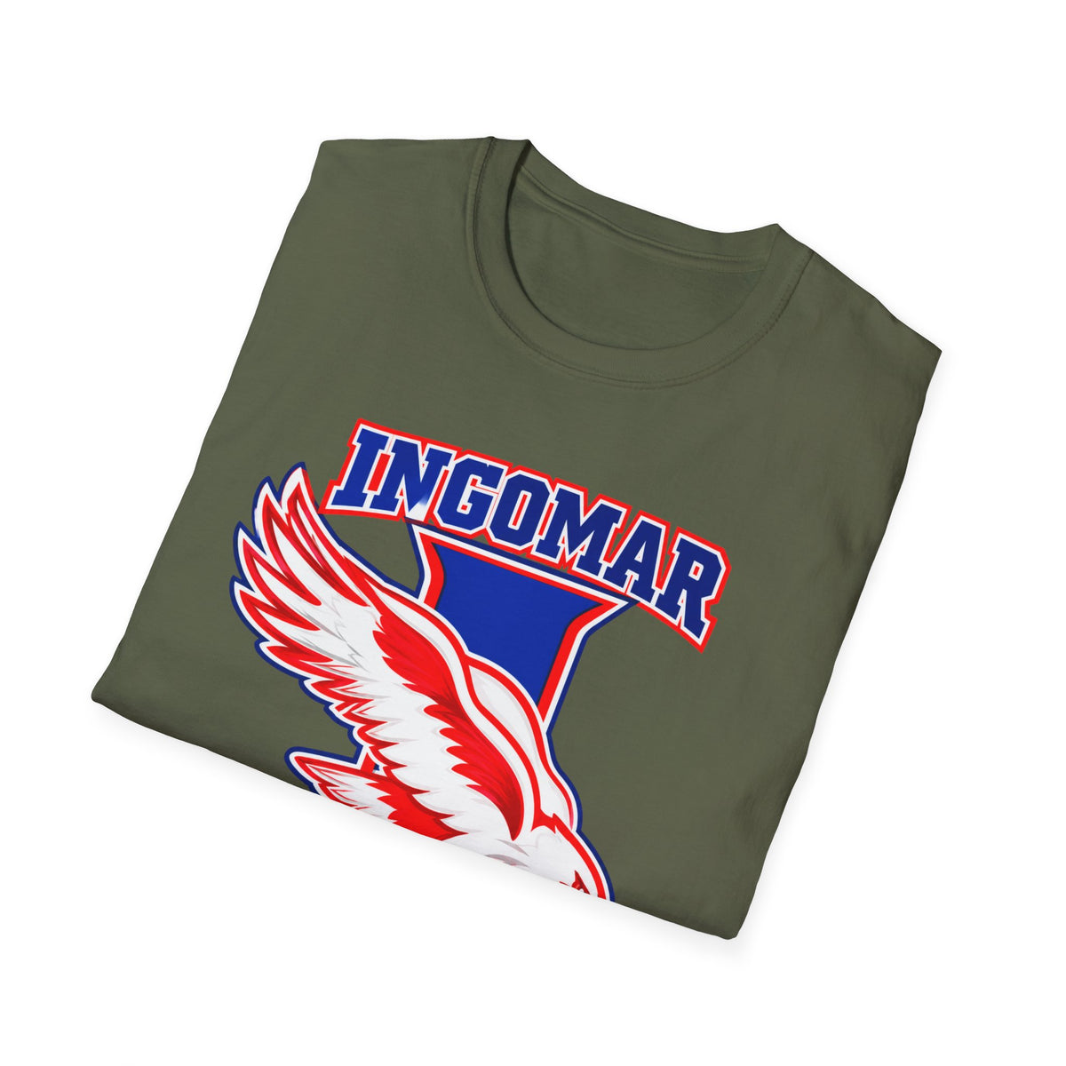 Ingomar Falcons Spirit T-Shirt | Bold Falcon Mascot School Pride Tee