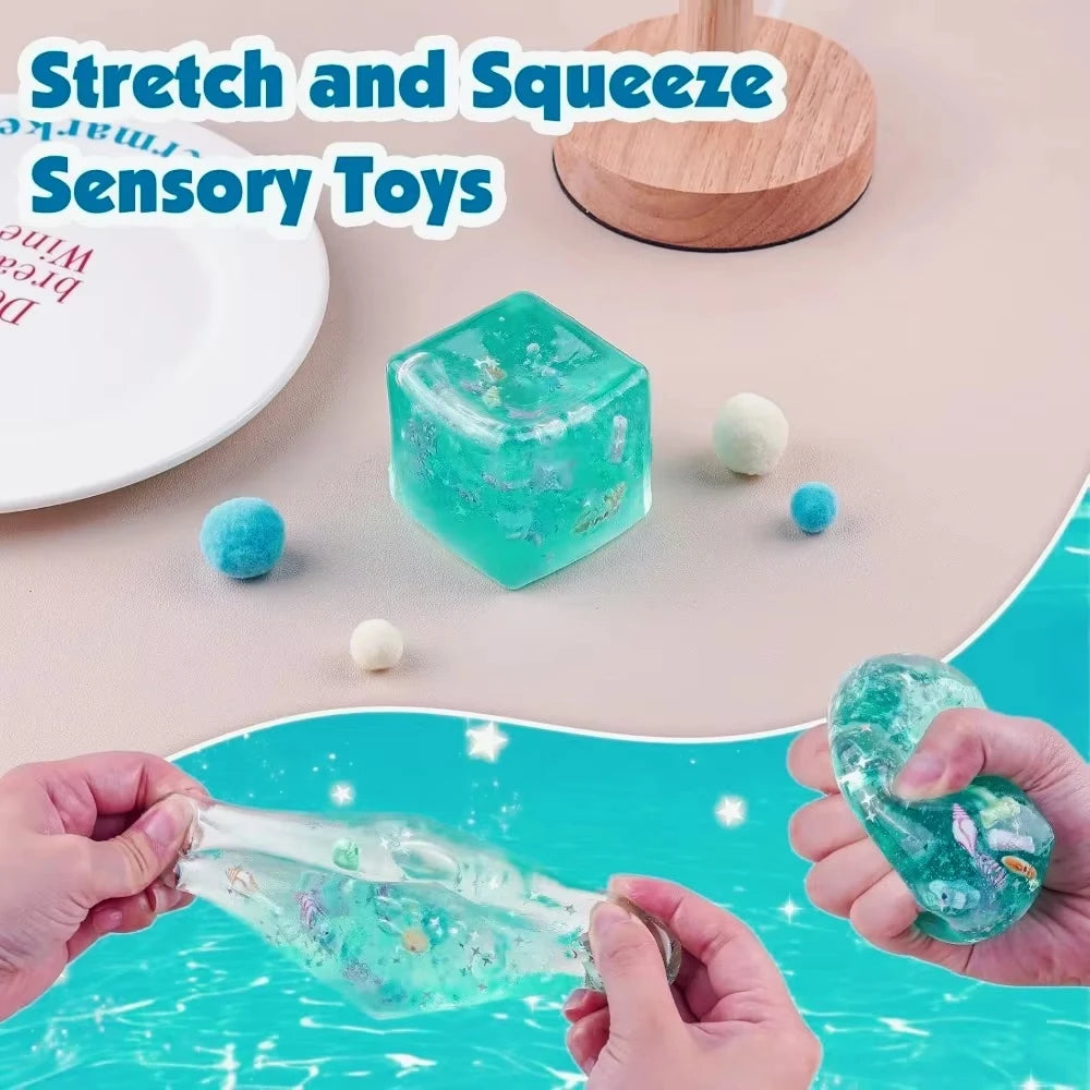 Star Island Squishy Cube – Satisfying Sensory Toy