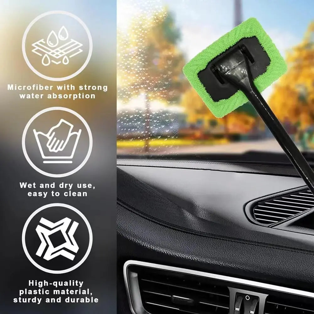 Car Windshield Cleaning Tool – Long Handle Window Cleaner