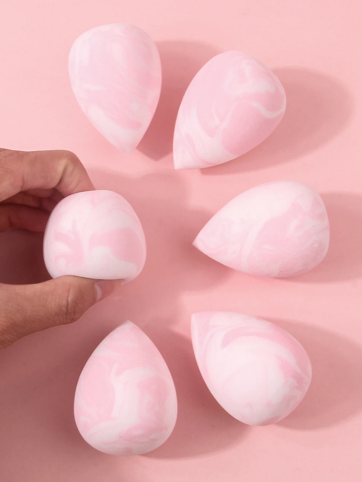 6-Piece Pink Makeup Sponge Set – Soft Beauty Blenders