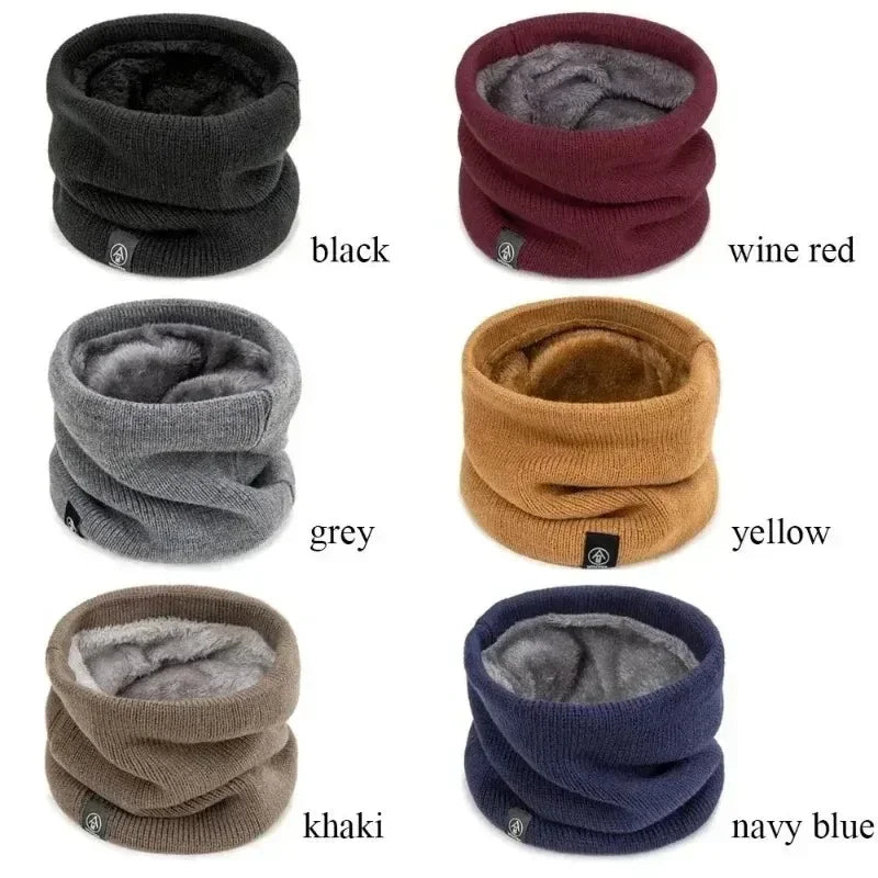 CozyCloud™ Fleece-Lined Winter Neck Warmer – Unisex