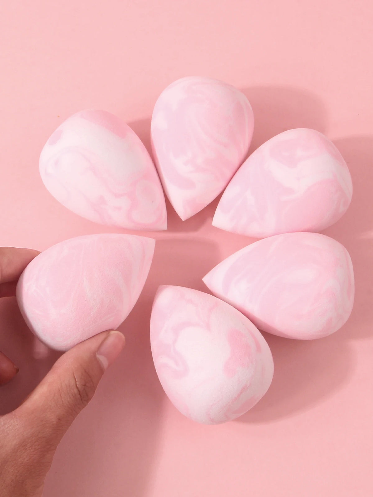 6-Piece Pink Makeup Sponge Set – Soft Beauty Blenders