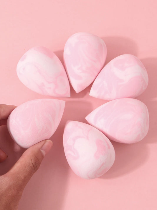 6-Piece Pink Makeup Sponge Set – Soft Beauty Blenders