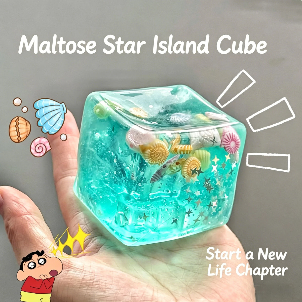 Star Island Squishy Cube – Satisfying Sensory Toy