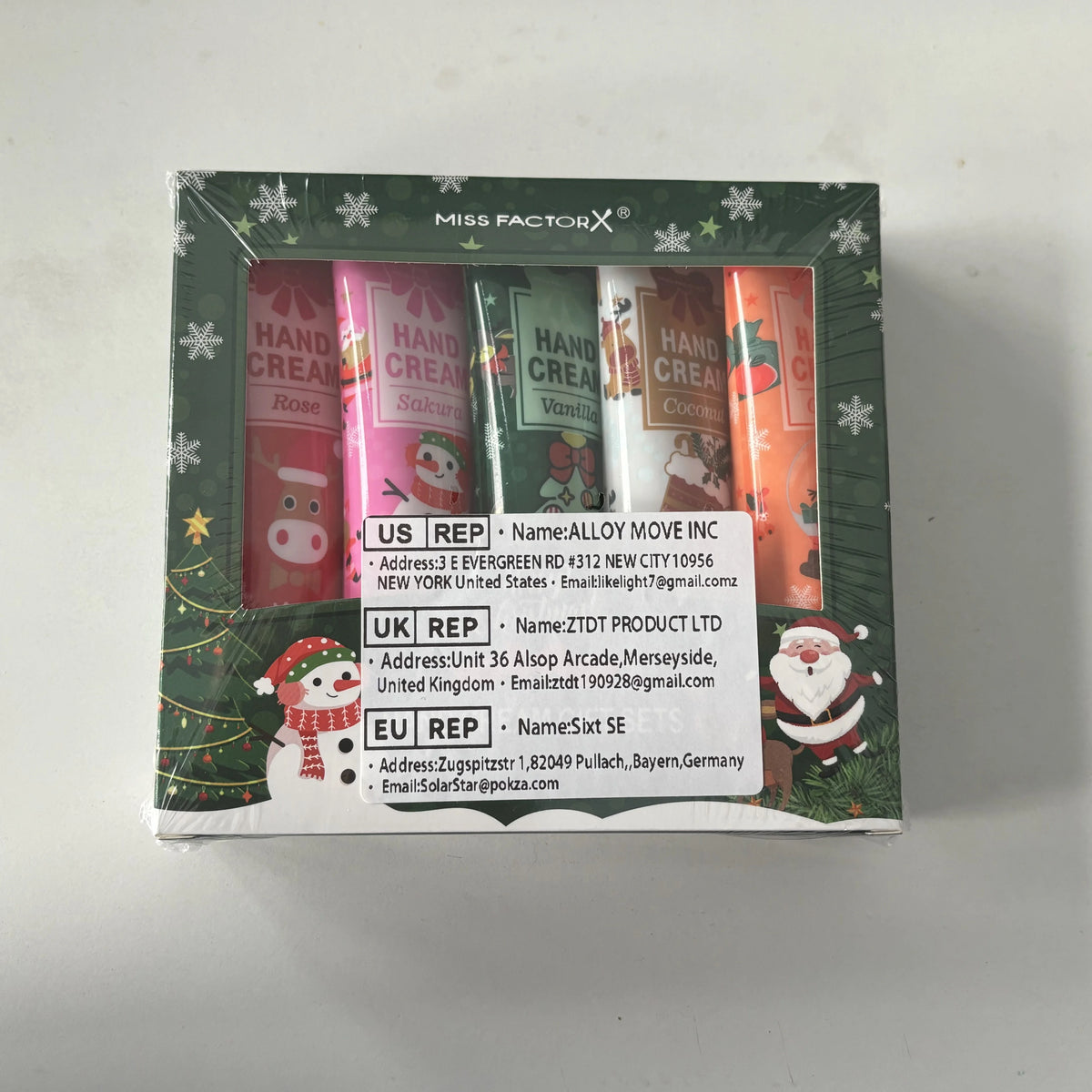 Christmas Hand Cream Gift Set – 5-Piece Holiday Collection