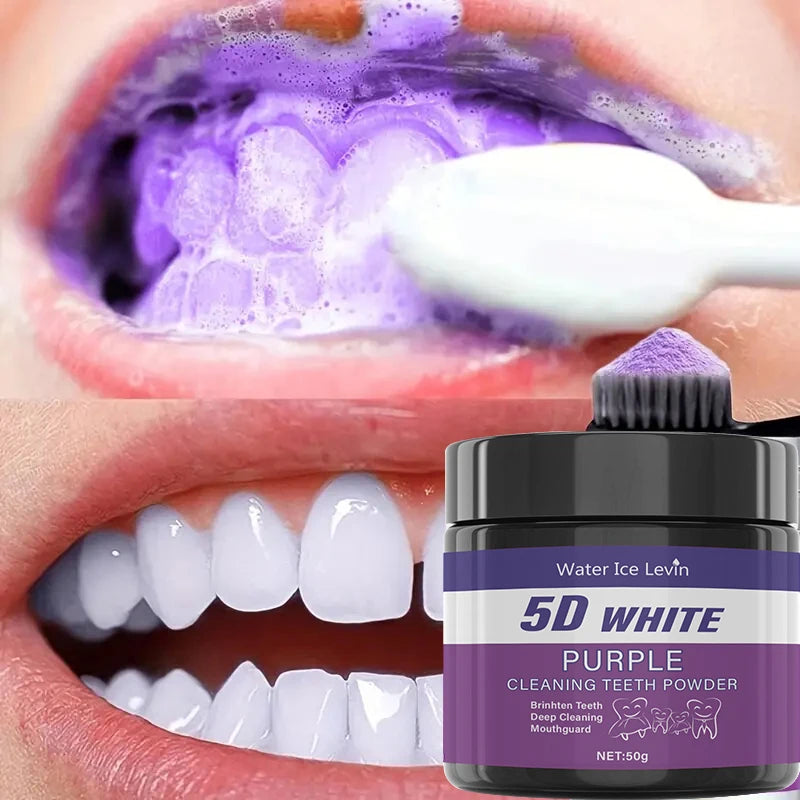 Purple Tooth Cleaning Powder – Daily Oral Care
