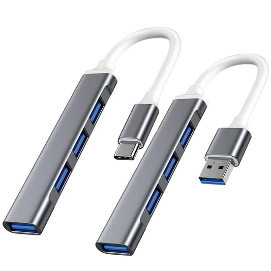 VibeConnect™ 4-Port USB Hub – Multi-Device Adapter
