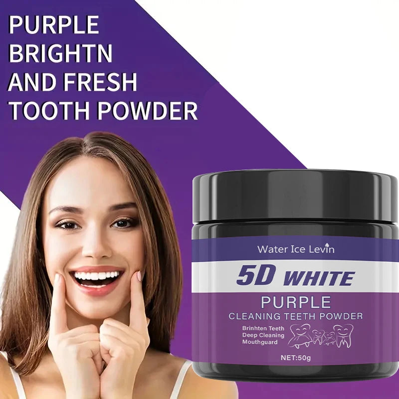 Purple Tooth Cleaning Powder – Daily Oral Care