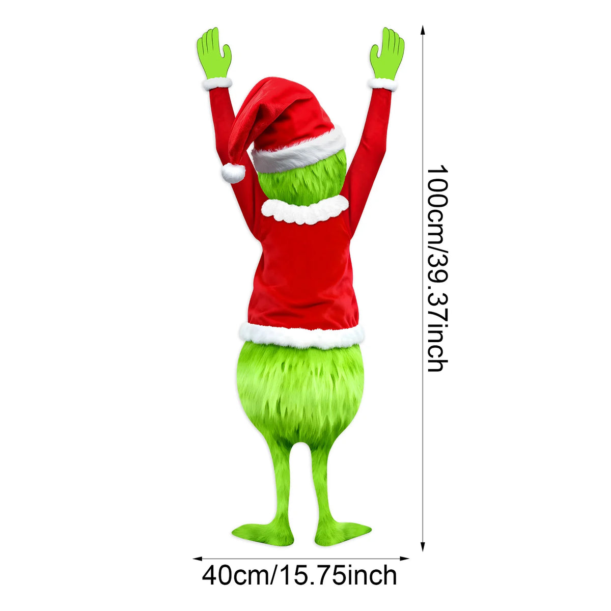 Christmas Mischief Window Hanging – Funny Holiday Decoration